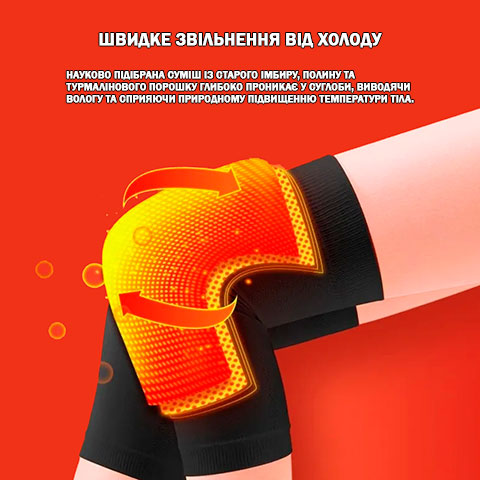 Самогріючі наколінники